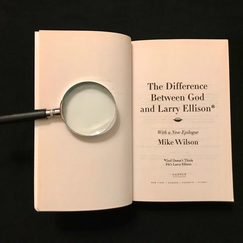 The Difference Between God and Larry Ellison