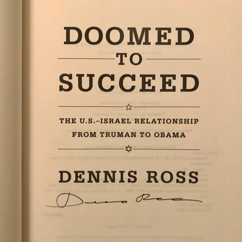 SIGNED—Doomed to Succeed