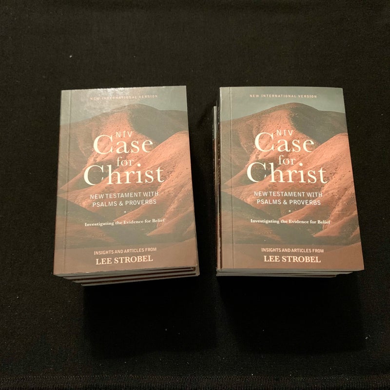 NIV, Case for Christ New Testament with Psalms and Proverbs, Pocket-Sized, Paperback, Comfort Print