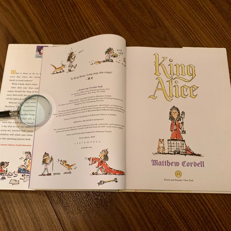 King Alice by Matthew Cordell, Hardcover