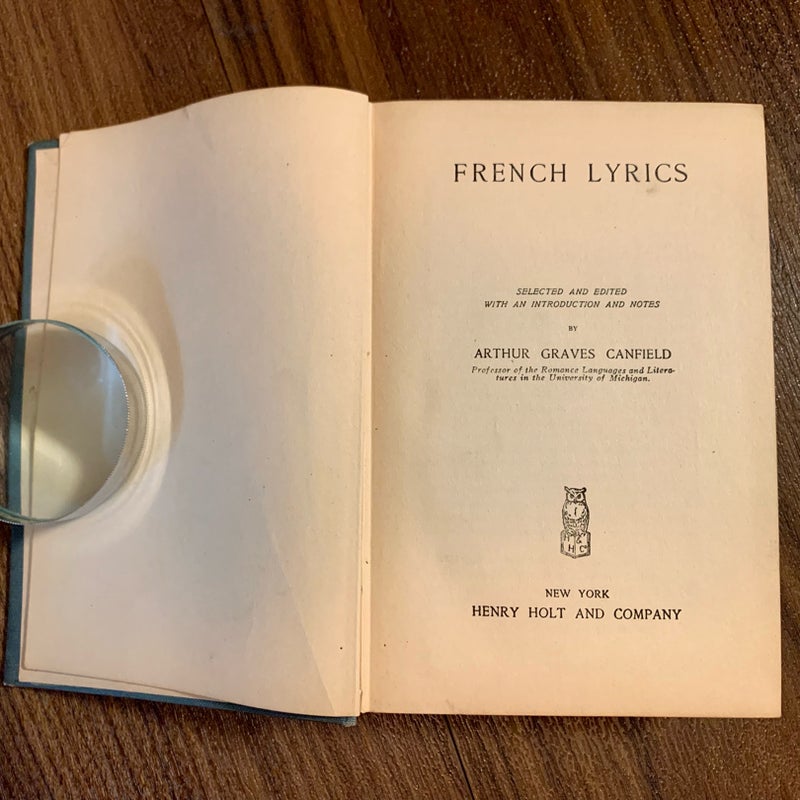 French Lyrics 