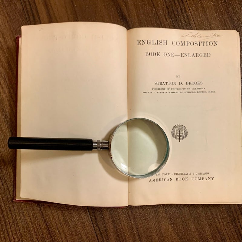 English Composition By Stratton D. Brooks (1912, Hardcover) 