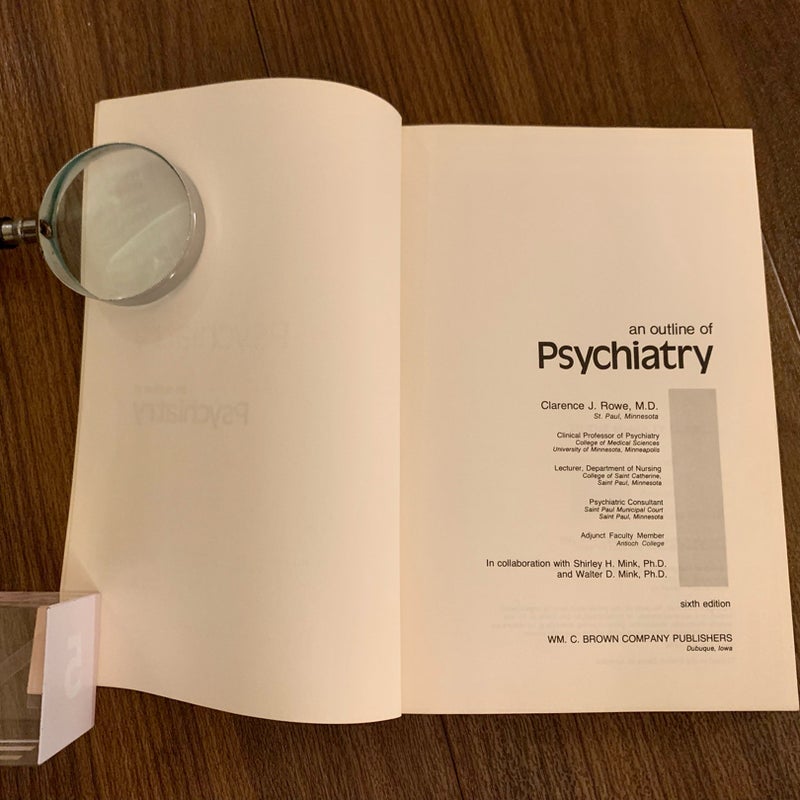 An Outline of Psychiatry 