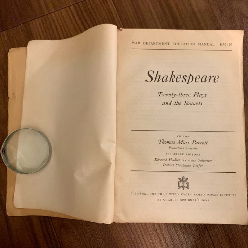 Shakespeare: Twenty-three Plays And The Sonnets