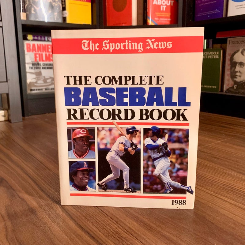 The Sporting News Complete Baseball Record Book, 1988