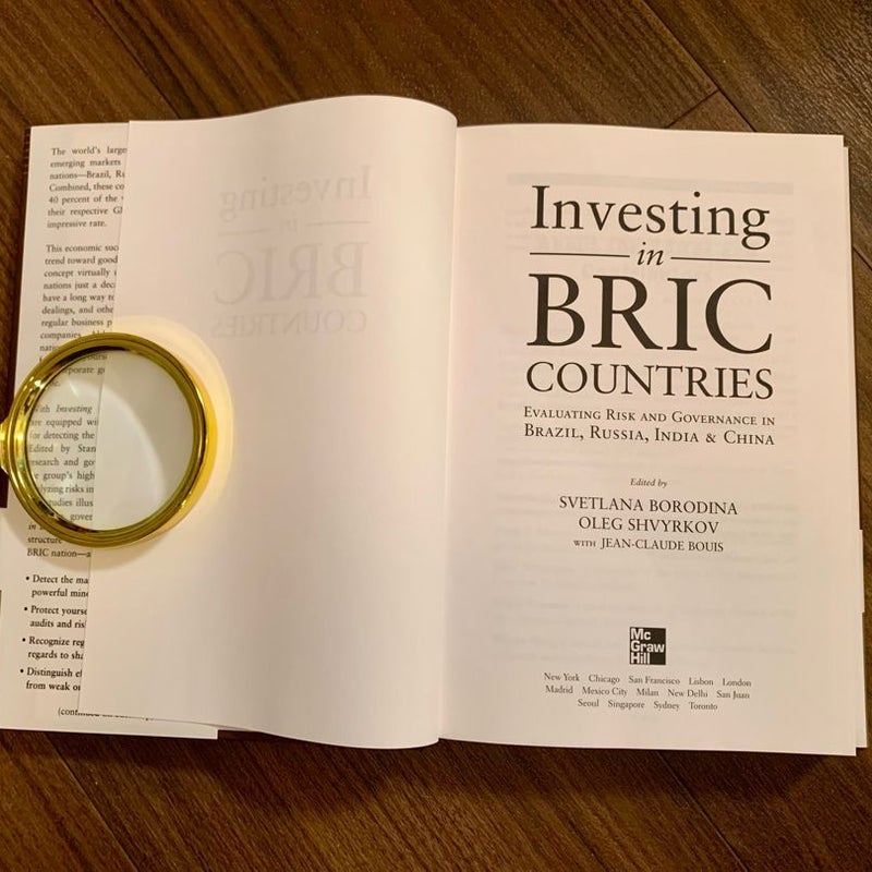 Investing in BRIC Countries: Evaluating Risk and Governance in Brazil, Russia, India, and China