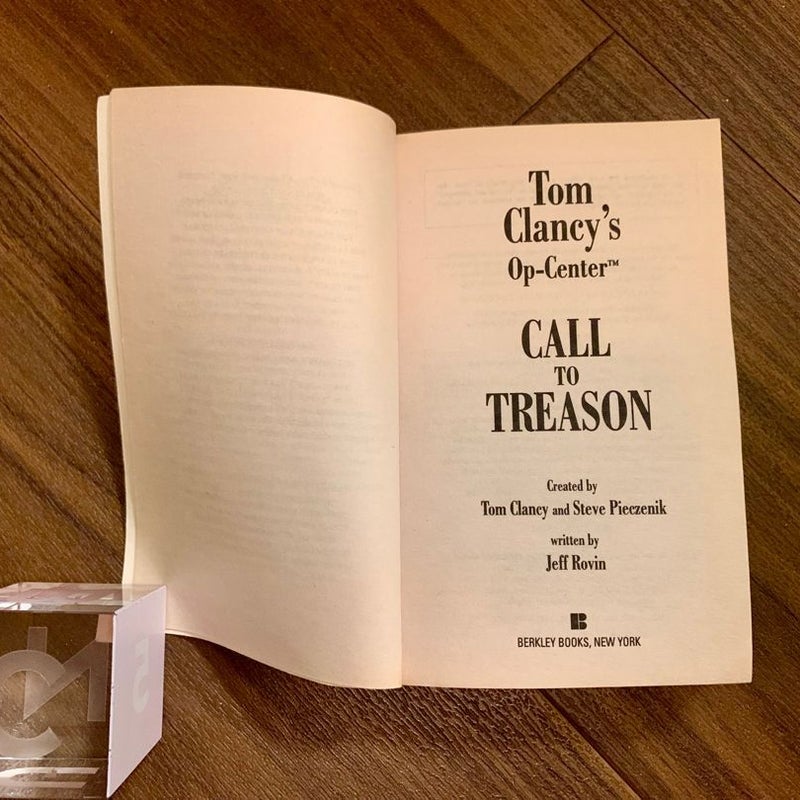 Tom Clancy’s Op-Center: Call to Treason