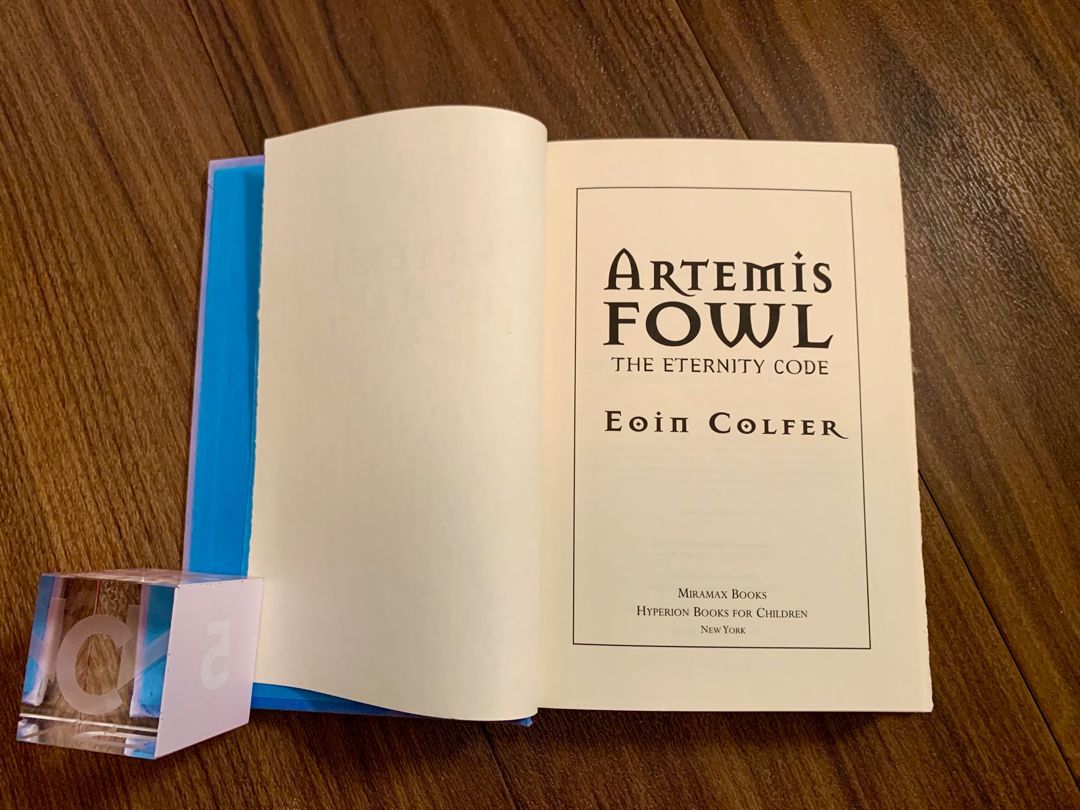 Artemis Fowl the Eternity Code