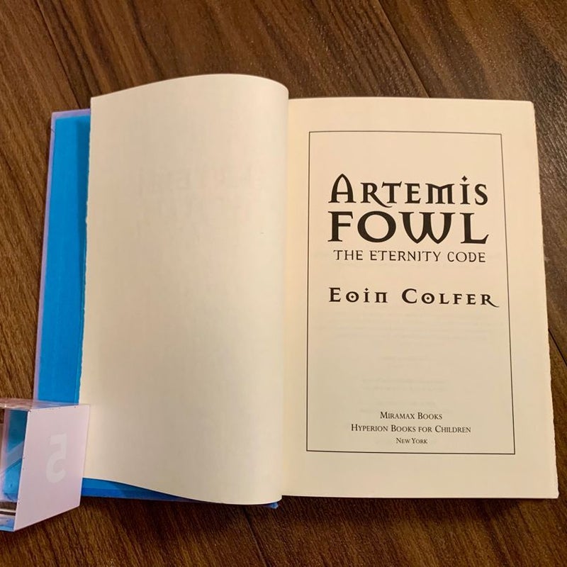 The Eternity Code: Artemis Fowl No. 3