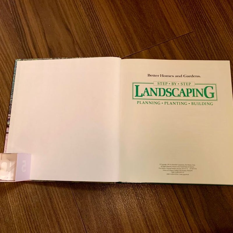 StepbyStep Landscaping by Better Homes and Gardens Editors, Hardcover