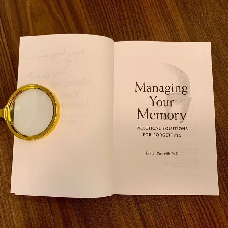 SIGNED—Managing Your Memory