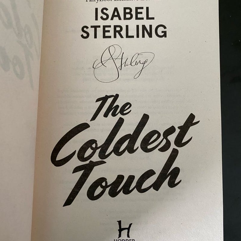 Fairyloot edition of The Coldest Touch