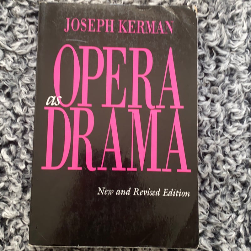 Opera As Drama