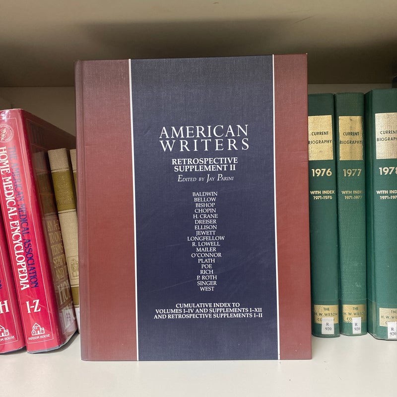 American Writers Retrospective Supplement