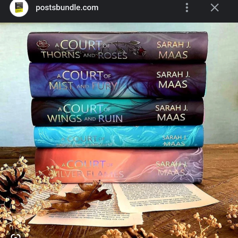 ACOTAR & ACOFAS Dust Jackets A Touch Of Magic Designs by Sarah J. Maas,  Hardcover