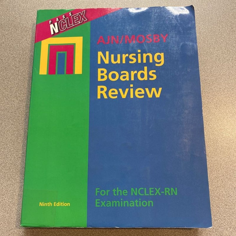 AJN - Mosby Nursing Boards Review by American Journal of Nursing Staff