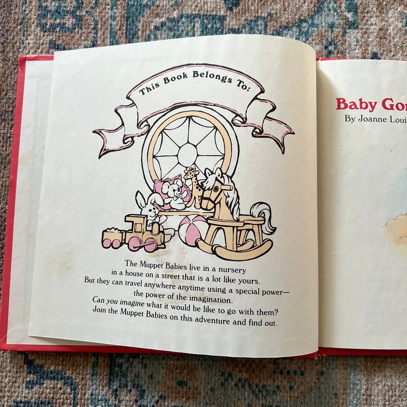 Vintage 1986 Baby Gonzo's Treasure Hunt