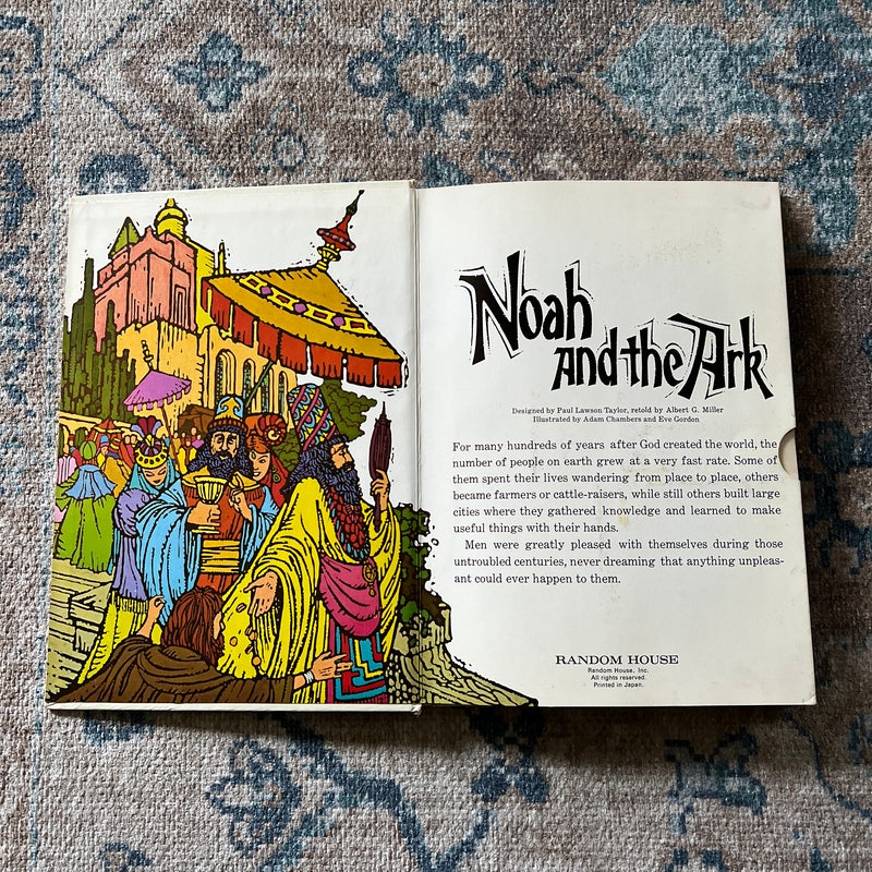 Vintage 1969 Noah and the Ark: Pop-Up