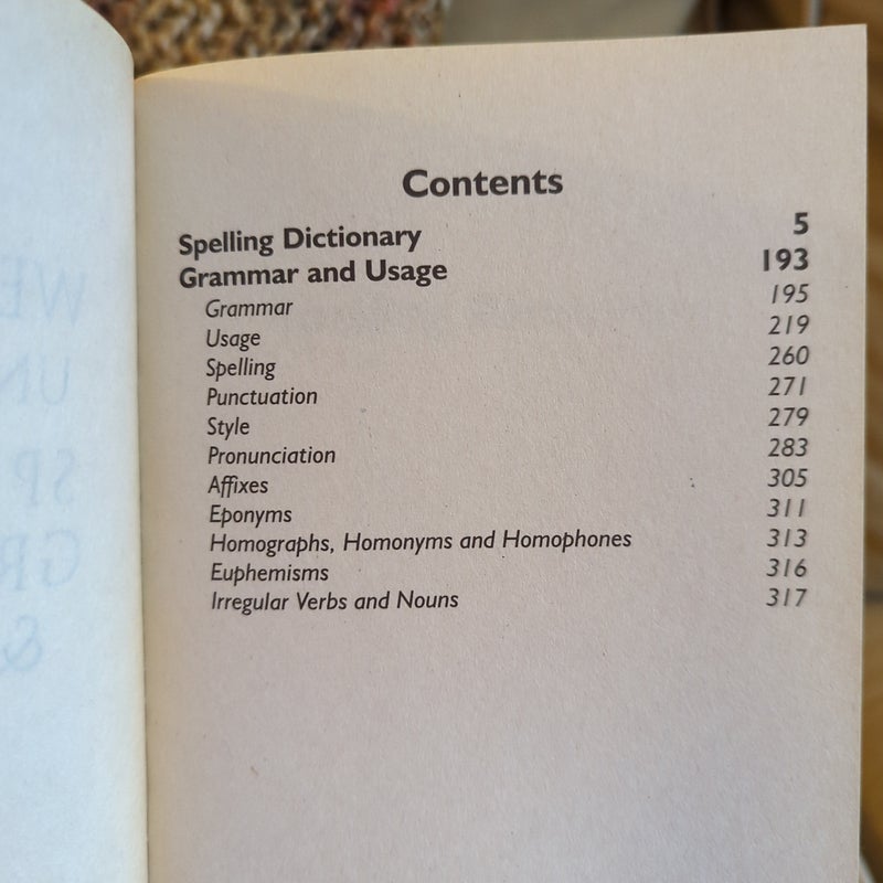 Webster's Universal Spelling, Grammar & Usage