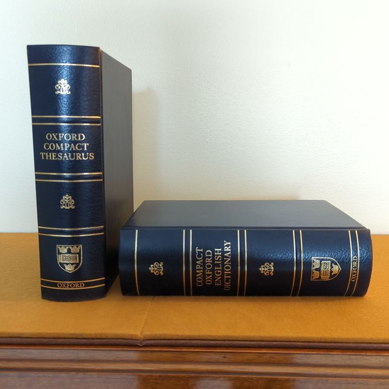Compact Oxford English Dictionary and Oxford Compact Thesaurus by ...