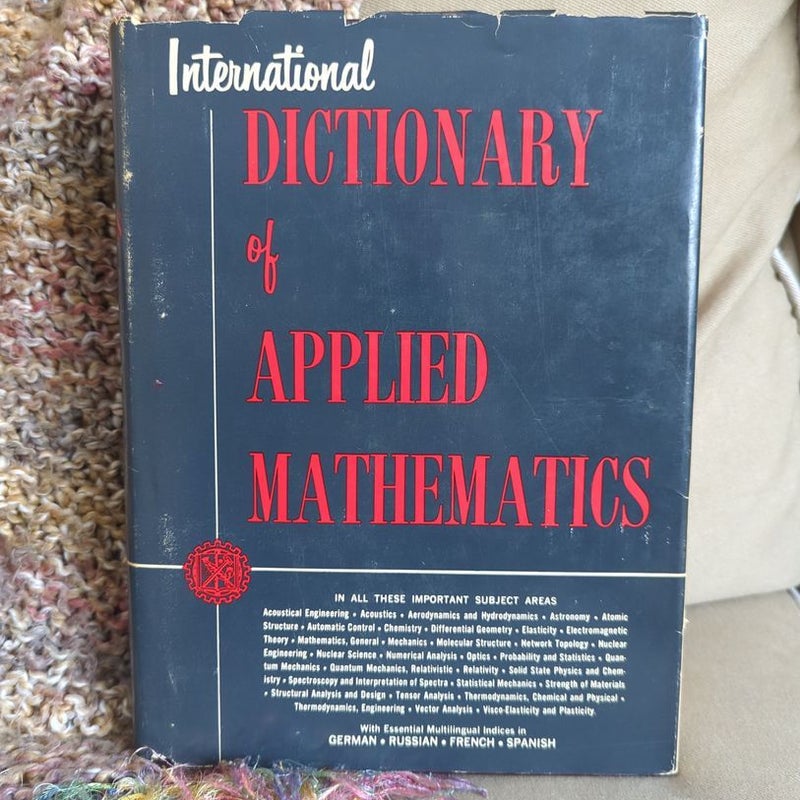 International Dictionary of Applied Mathematics 