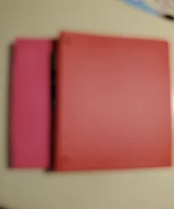 TWO 1"  THREE RING BINDER. DURABLE 