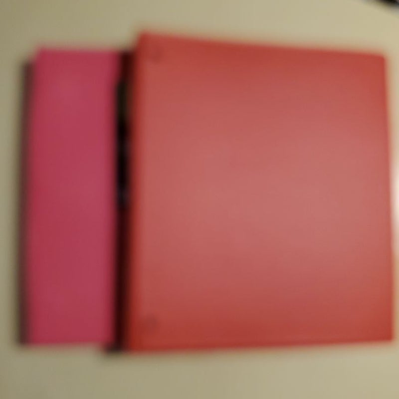 TWO 1"  THREE RING BINDER. DURABLE 