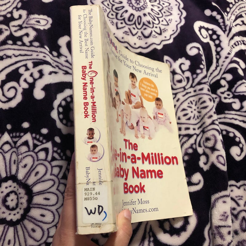 The One-In-a-Million Baby Name Book