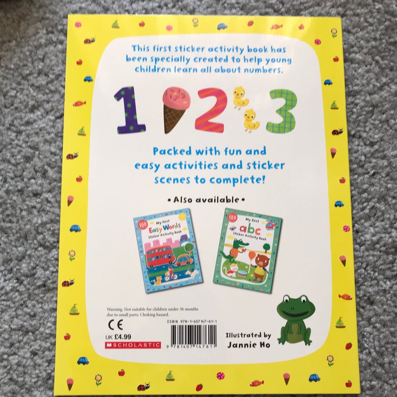 My First 1 2 3 Sticker Activity Book