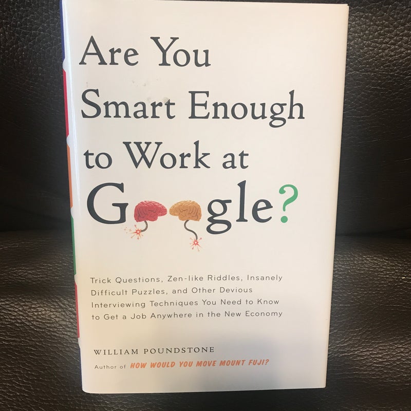 Are You Smart Enough to Work at Google?