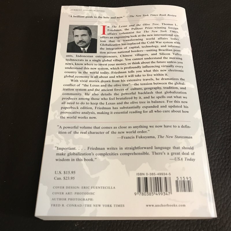 The Lexus and the Olive Tree