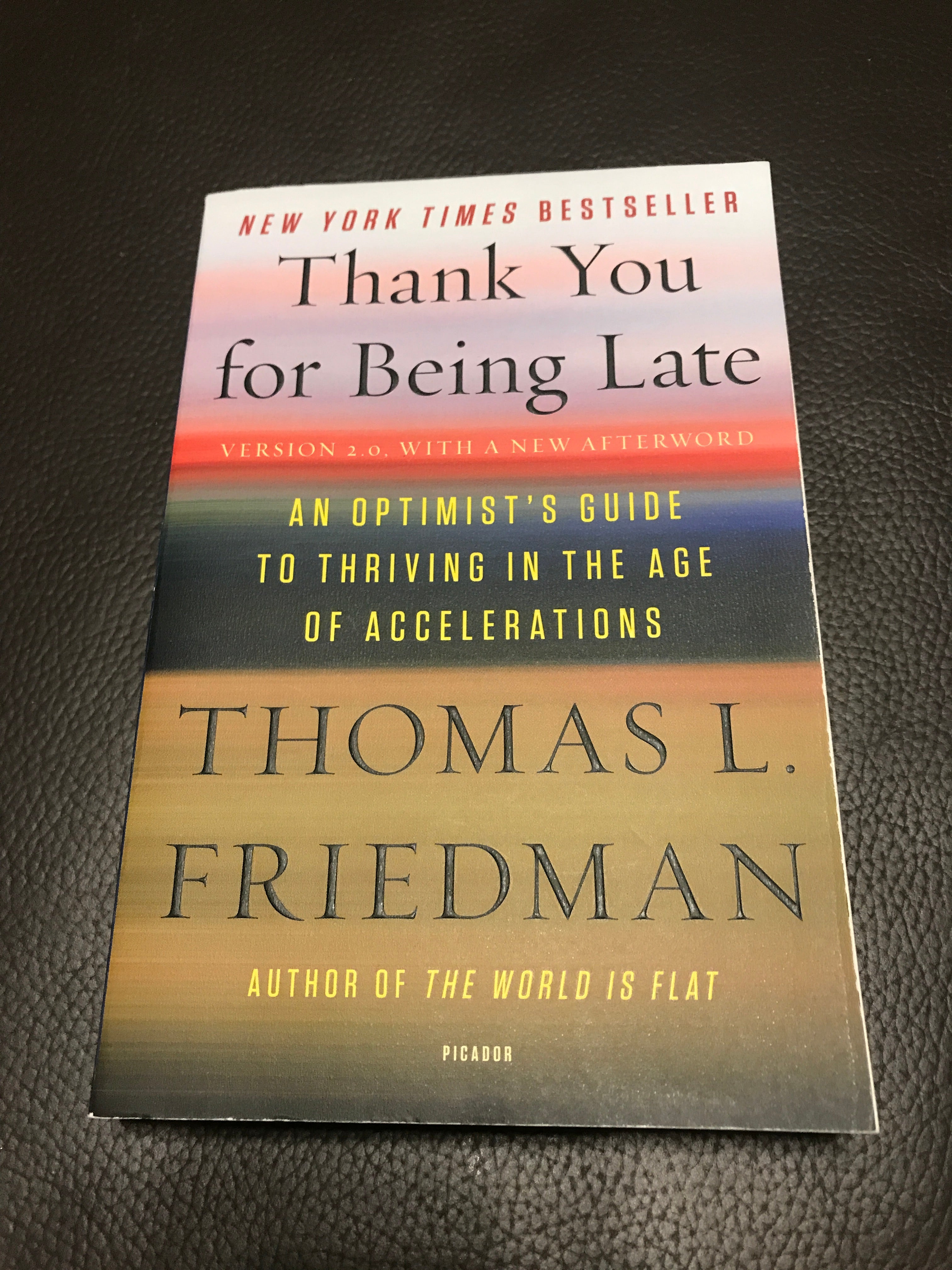 Thank You for Being Late