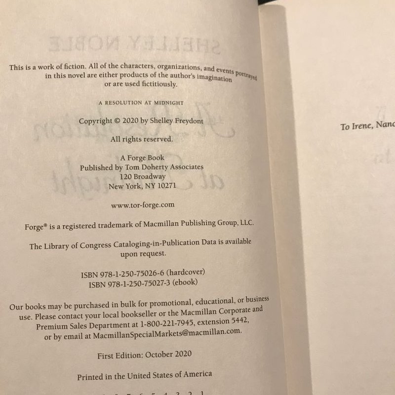 A Resolution at Midnight