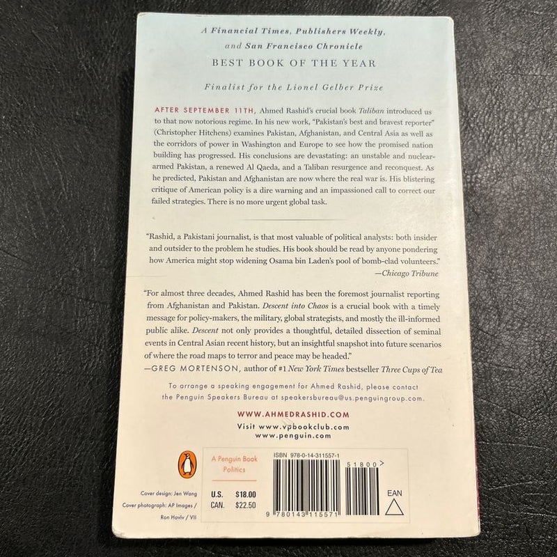 Descent into Chaos by Ahmed Rashid