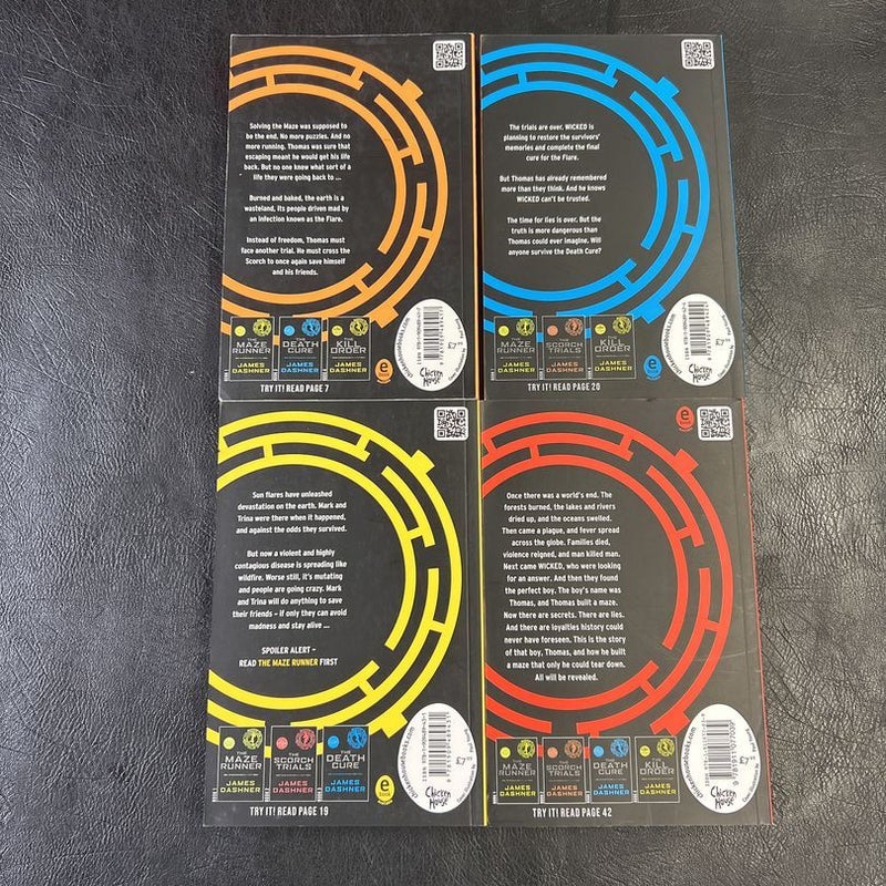 Maze Runner 2-5 bundle UK version