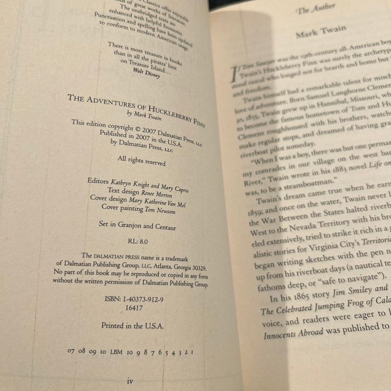 The Adventures of Huckleberry Finn