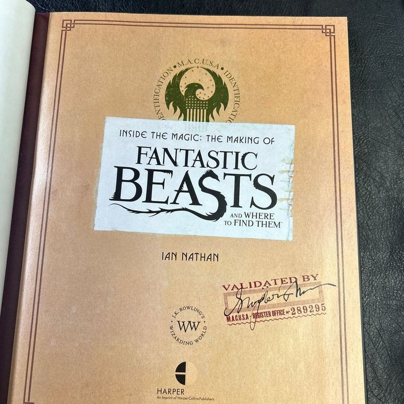 Inside the Magic: the Making of Fantastic Beasts and Where to Find Them