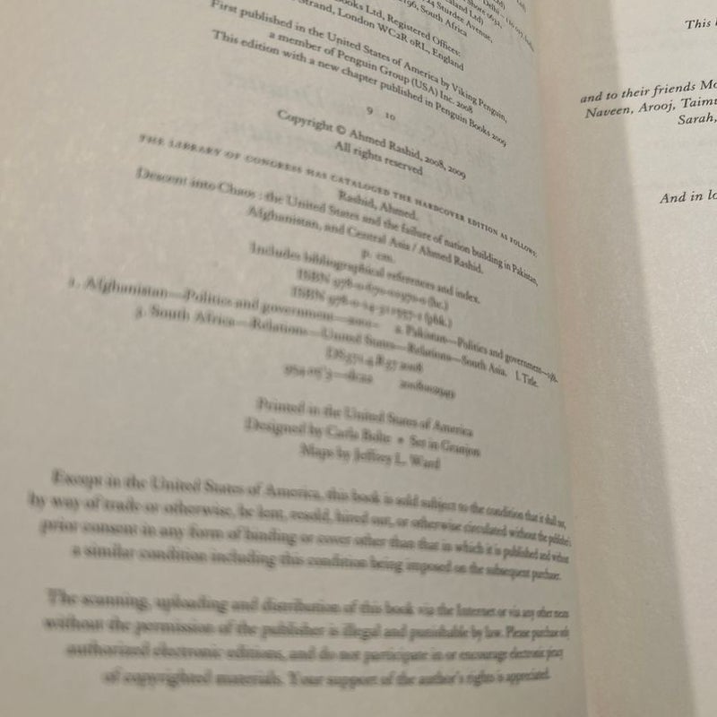 Descent into Chaos by Ahmed Rashid