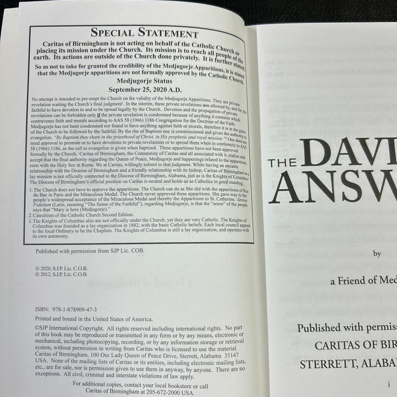 The David Answer