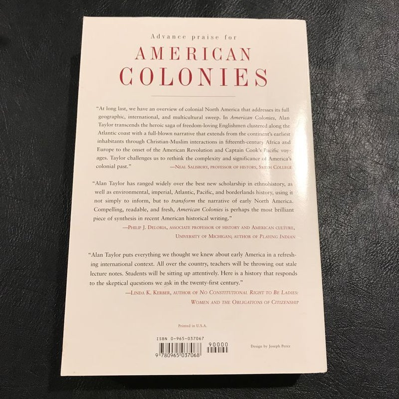 American Colonies