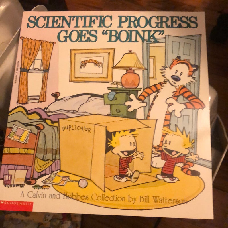 Scientific progress goes boink