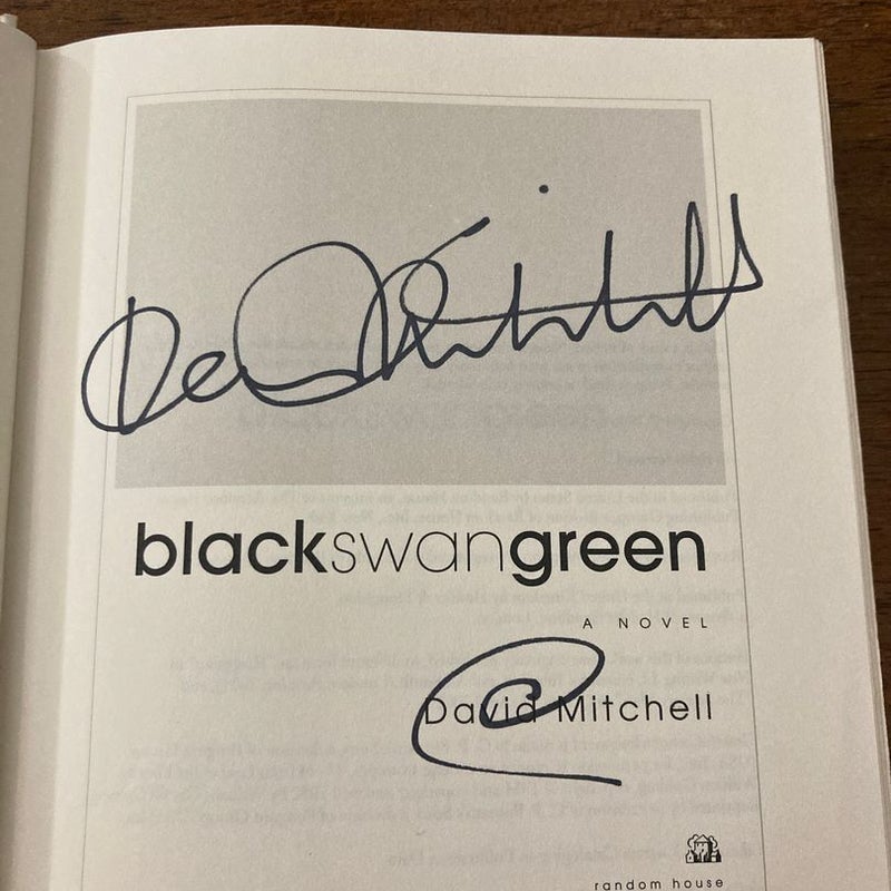 Black Swan Green (autographed copy)