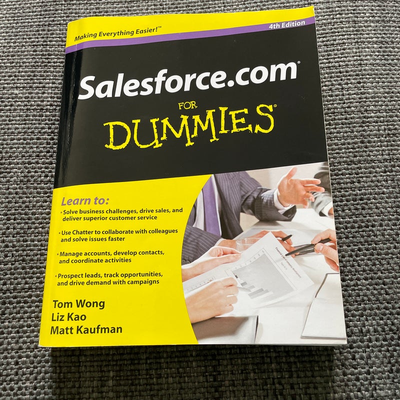 Salesforce.com for Dummies