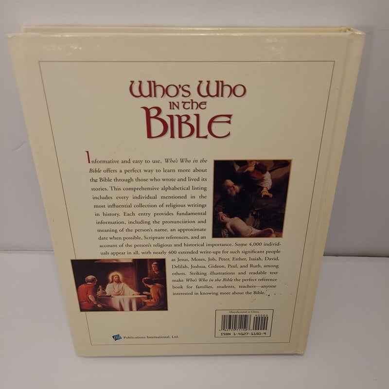 Who's Who In The Bible