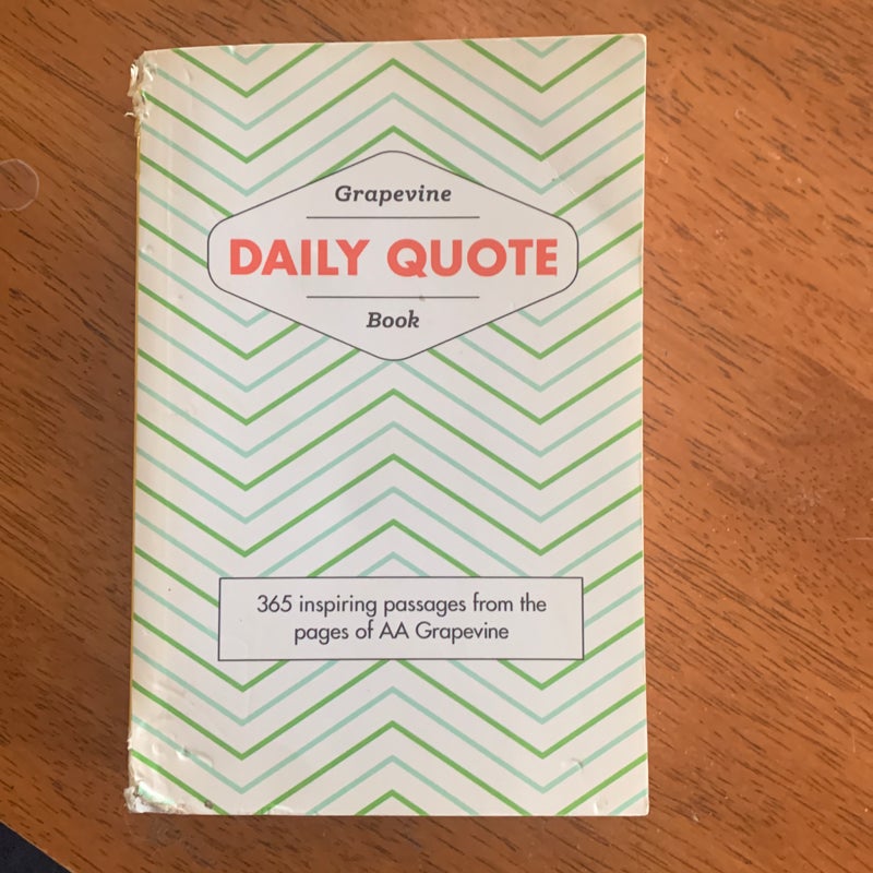 The Grapevine Daily Quote Book