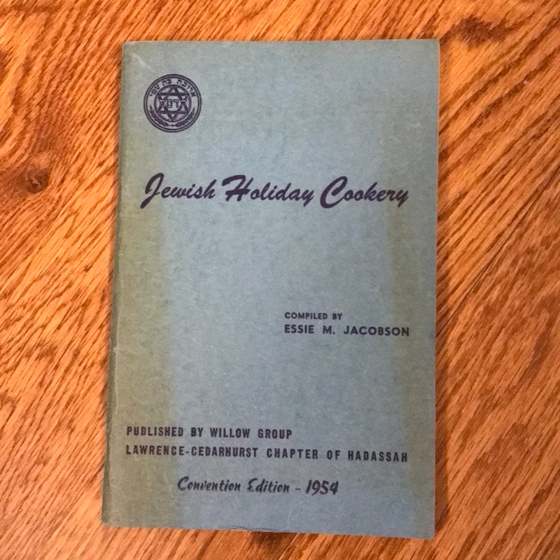 Jewish Holiday Cookery: Convention Edition-1954