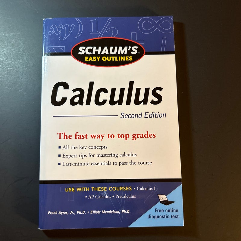 Schaum's Easy Outline of Calculus, Second Edition