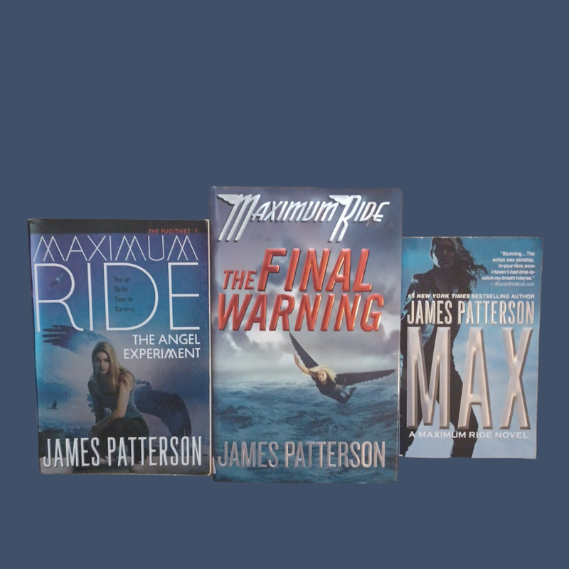 James Patterson "Maximum Ride" Series Books #1, #4, #5