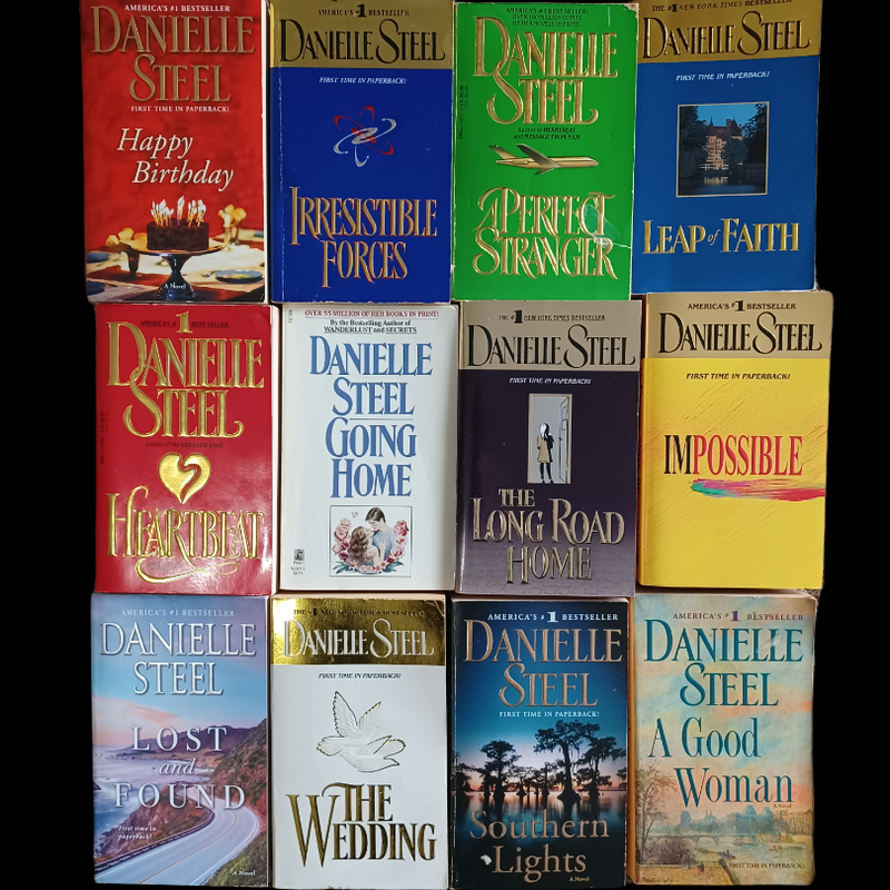 (12) Danielle Steel Softcover Books