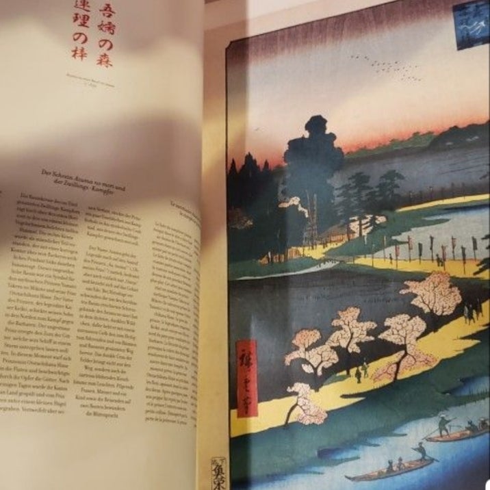 Hiroshige 17" Hardcover Book Japan